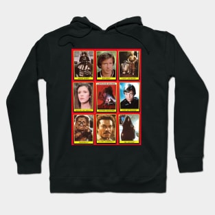 Vintage 1983 Collectable Movie Card Montage Hoodie